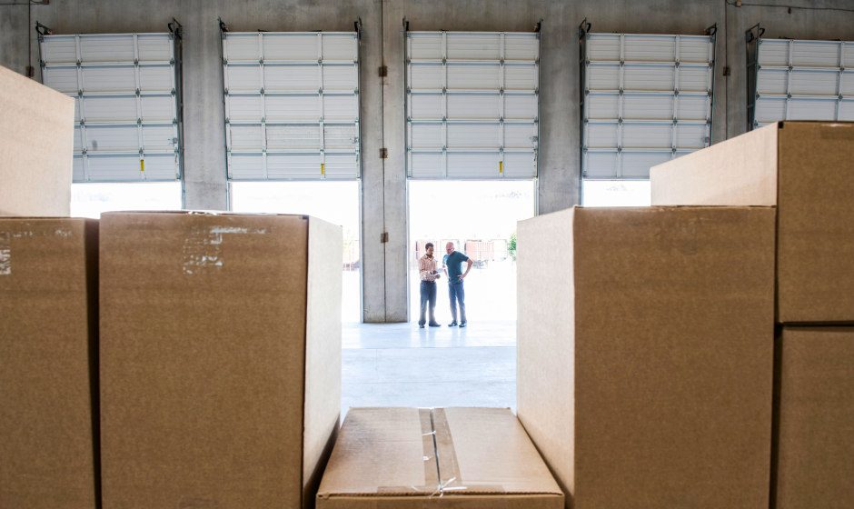 Inventory review in a warehouse